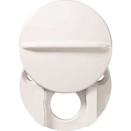 Speyeguard® Fixed Peephole Cover, White, Molded-in Color (ABS Plastic)